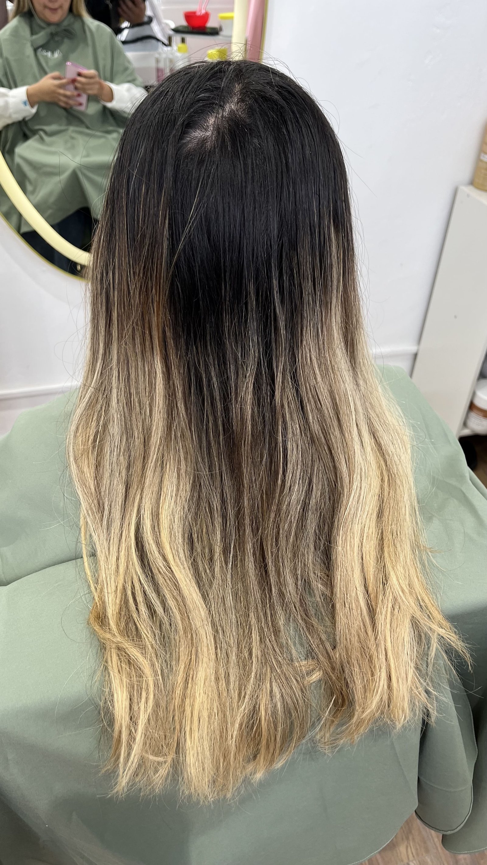 Antes de tratamiento capilar caso 3 en Zénika Beauty Studio