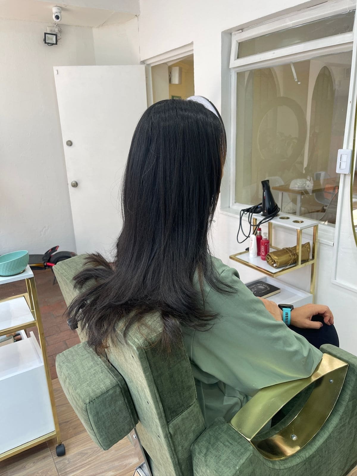 Antes de tratamiento capilar caso 4 en Zénika Beauty Studio