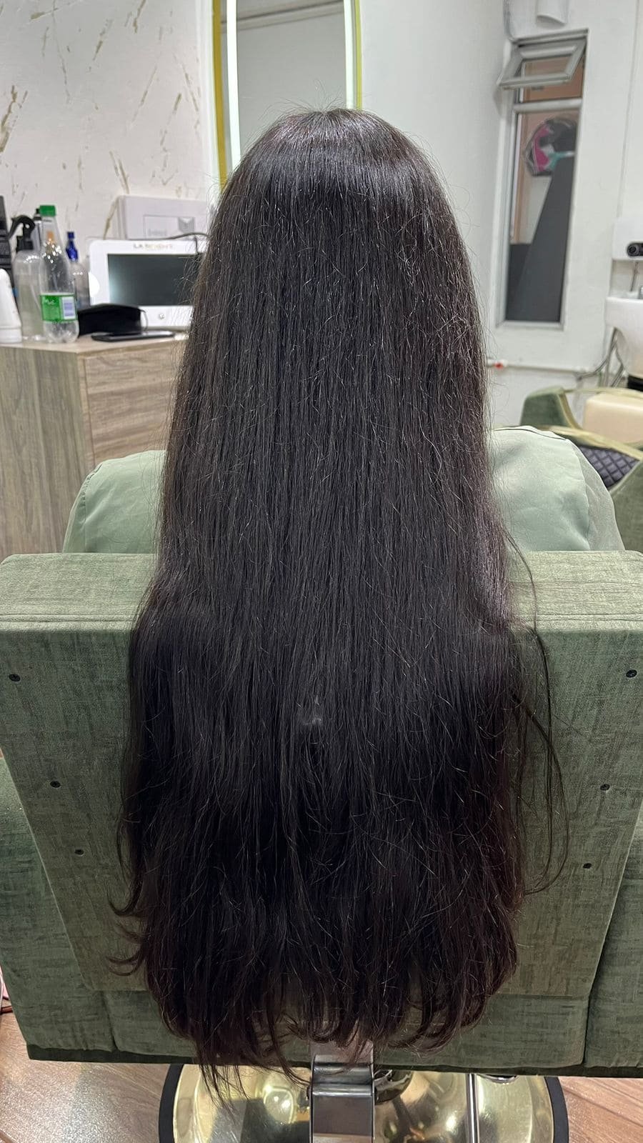 Antes de tratamiento capilar caso 5 en Zénika Beauty Studio